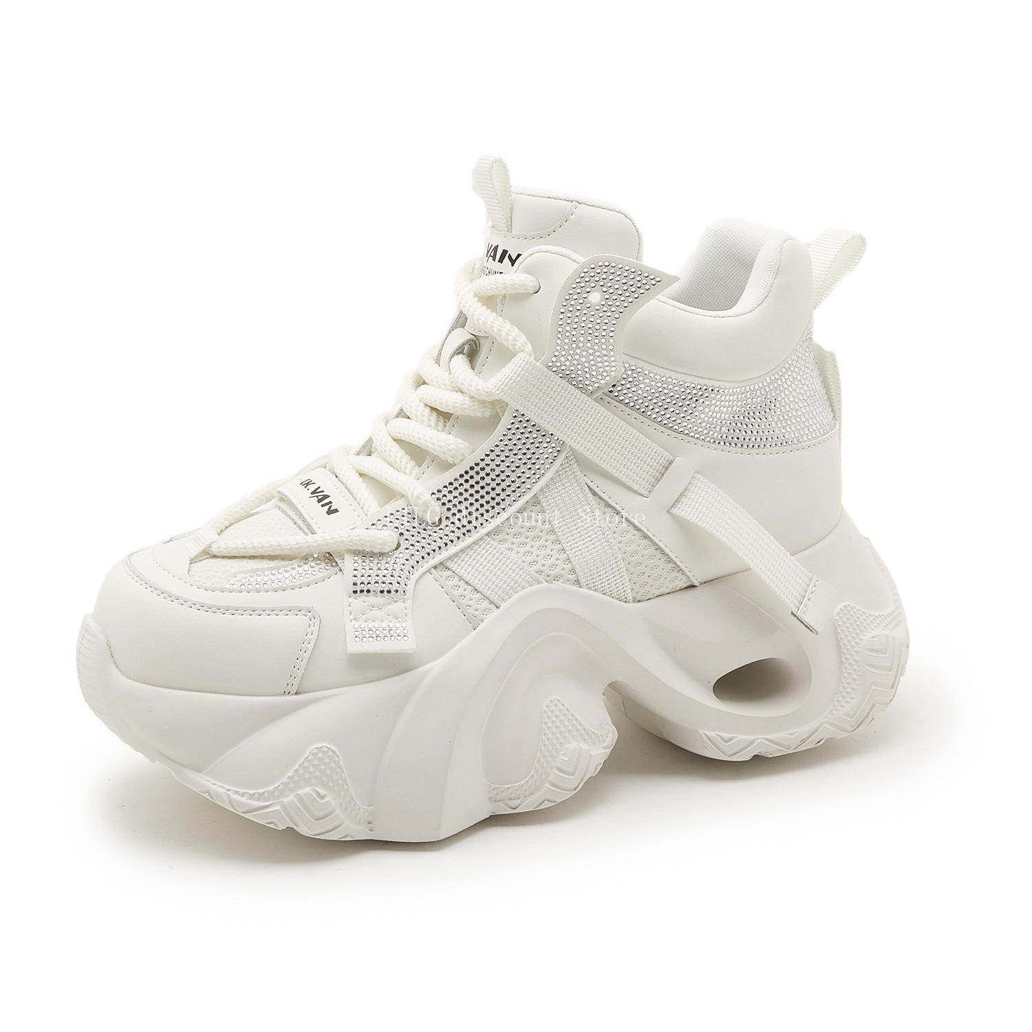 Canvas Sneaker High - white sneaker Shoes for Woman Casual