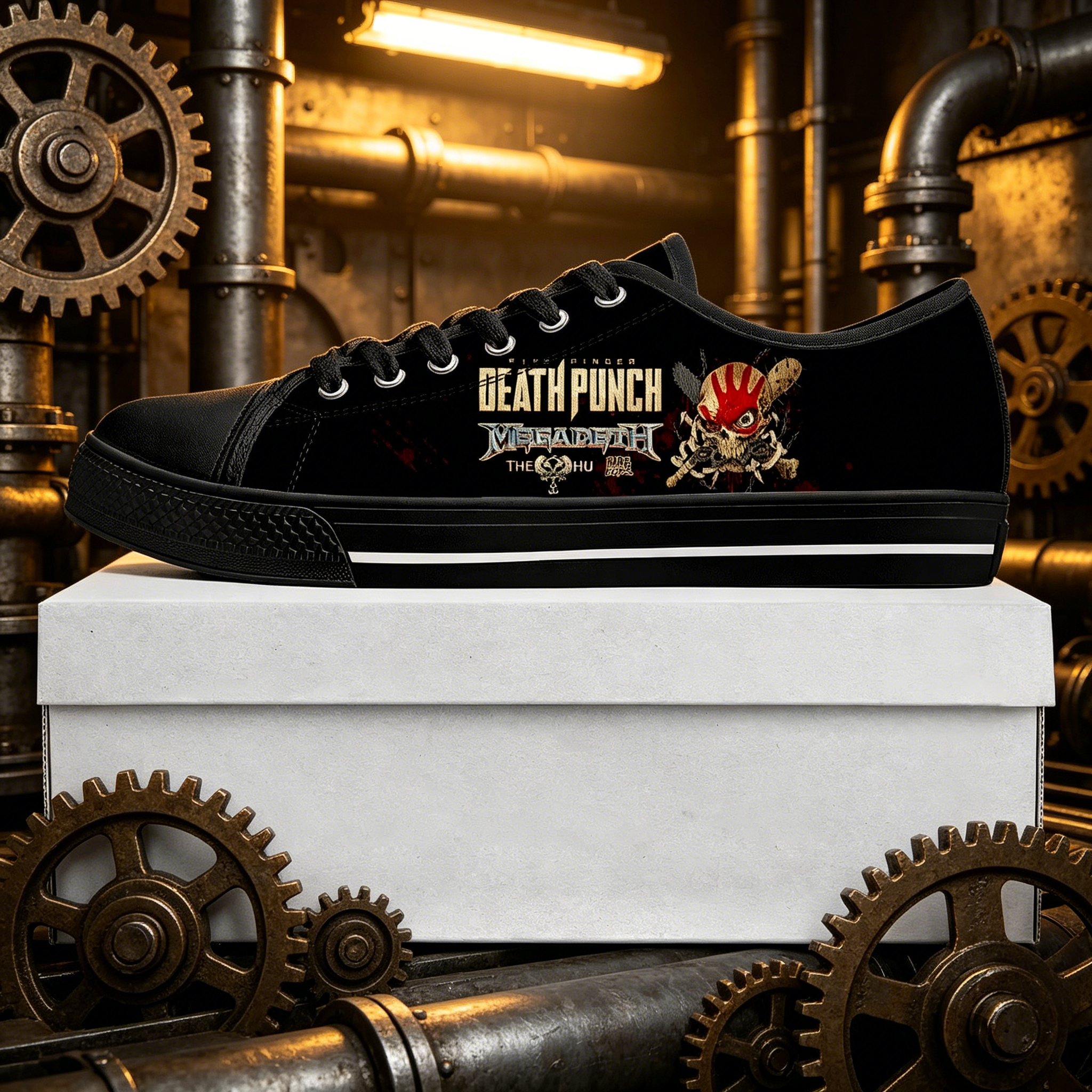 Men'S Shoes Comfortable Walking - Five Finger Death Punch Classic Canvas