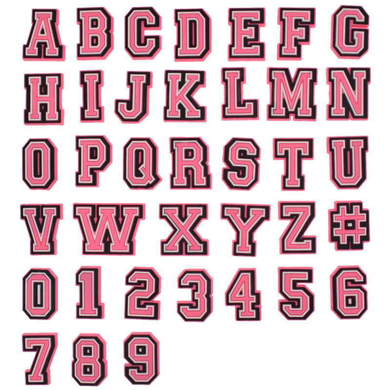 Men'S Shoes With Velcro - Pink Letter Shoe Charms for Crocs
