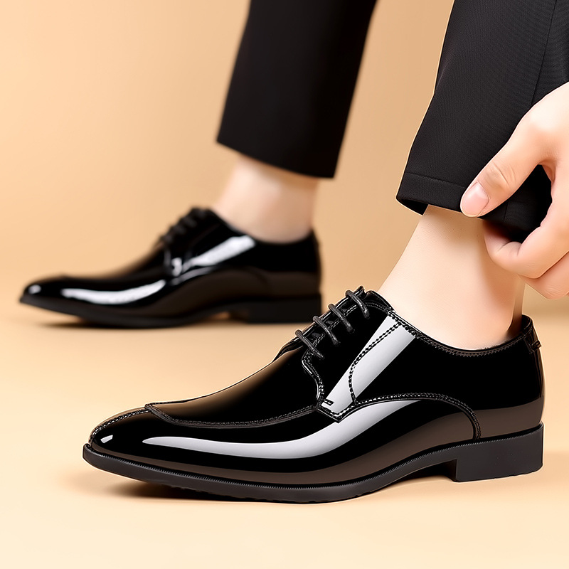 Men Shoes Official - Business Men's Dress Shoes Patent Leather