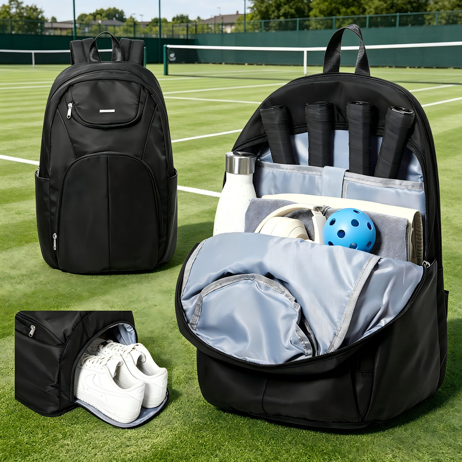 Men Shoes Casual - Tennis Bag Tennis Backpack 2 Rackets
