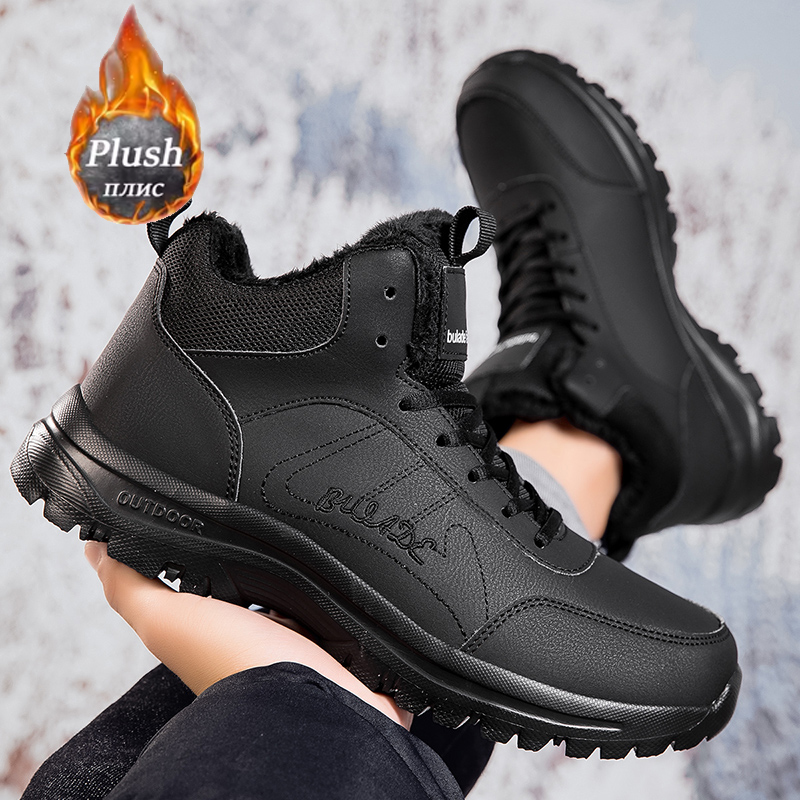 Hiking Boot Waterproof - ELUVA Waterproof Snow Boots Men Thermal