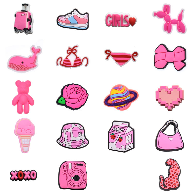 Men'S Shoes With Velcro - Pink Suitcase Shoe Charms for Crocs