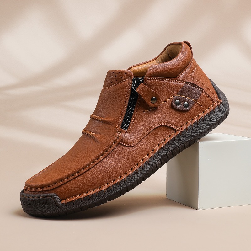 Men'S Shoes Comfortable Walking - Plus Size 38-50 Handmade Men Leather