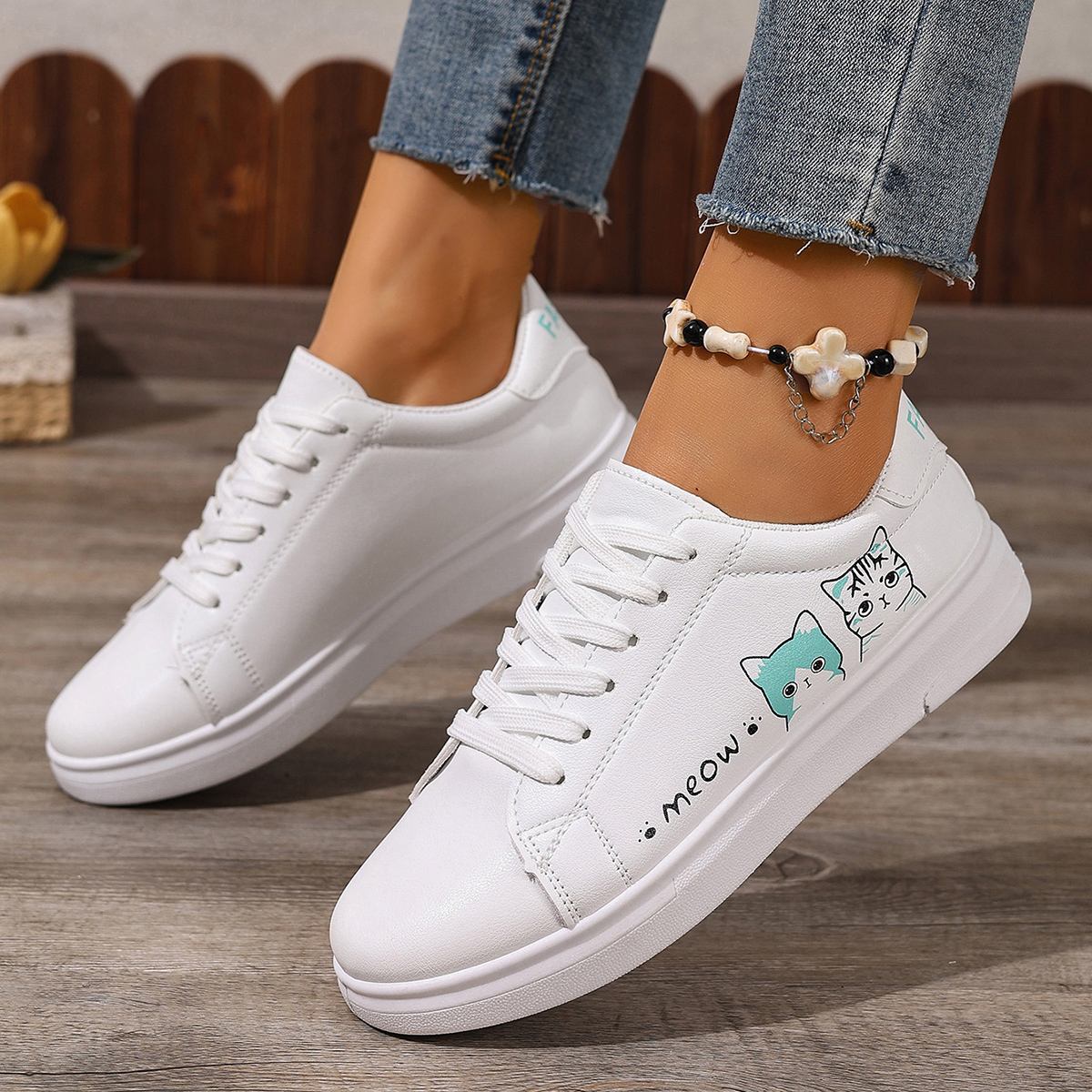 Casual Sneaker Low - Women Sneakers Fashion Breathble Vulcanized Shoes
