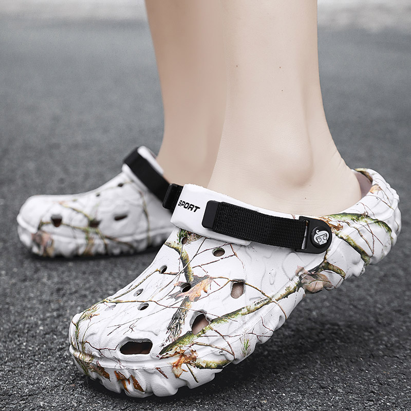 Men'S Shoes With Velcro - Summer Women's and Men's Clogs Slippers