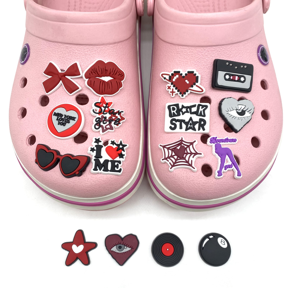 1-16PCS Rock Star Tape Lip Gla - Velcro Strap Sandal recension och pris