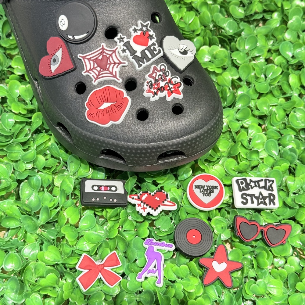 1-16PCS Rock Star Tape Lip Gla - Velcro Strap Sandal recension och pris