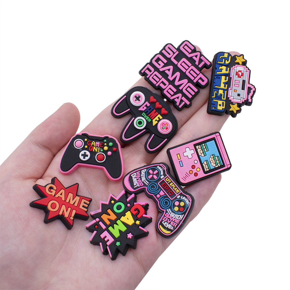 Game Shoe Charms for Crocs Acc - Men'S Shoes With Velcro recension och pris