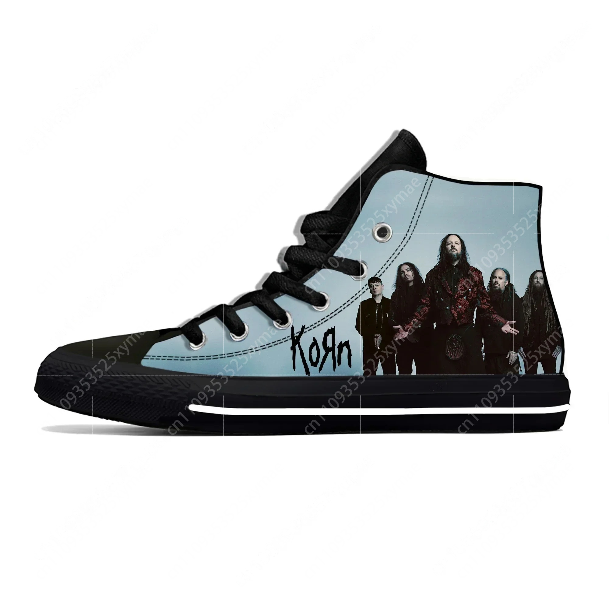 Korn Rock Band High Top Sneake - Canvas Sneaker High recension och pris