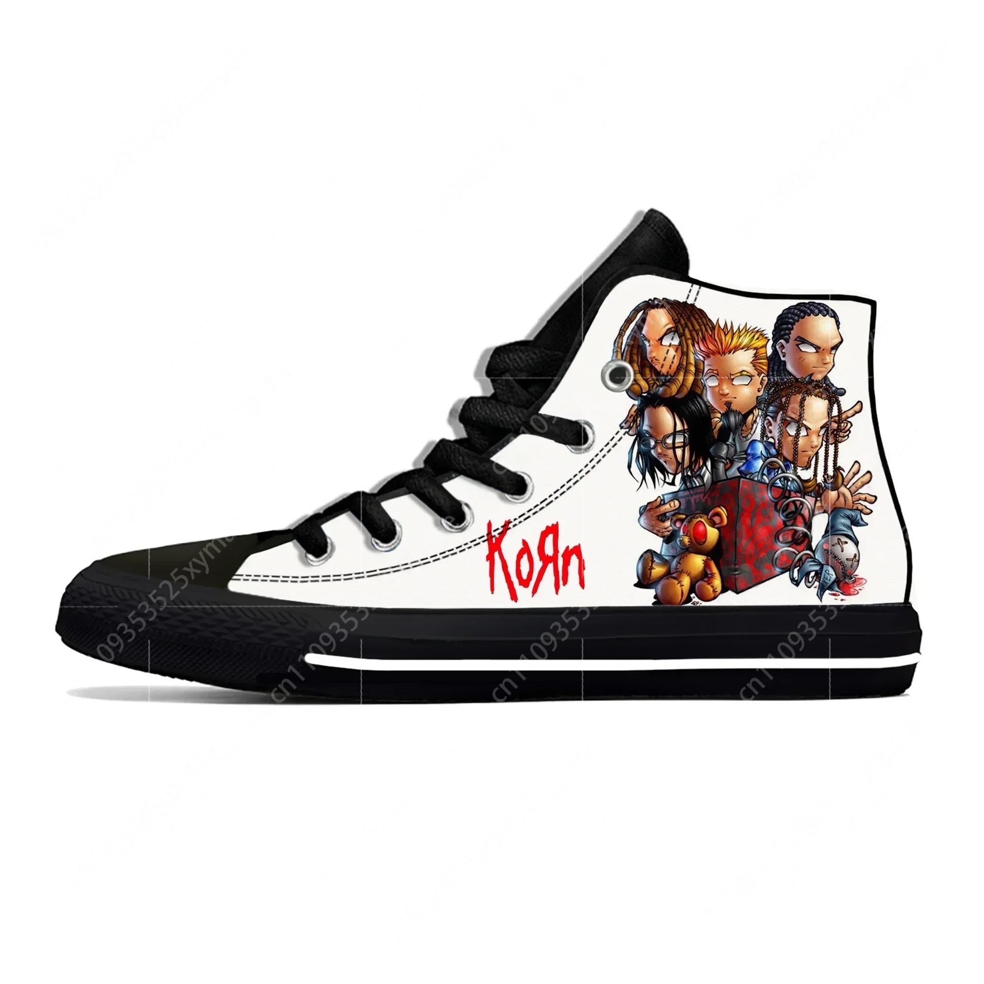 Korn Rock Band High Top Sneake - Canvas Sneaker High recension och pris