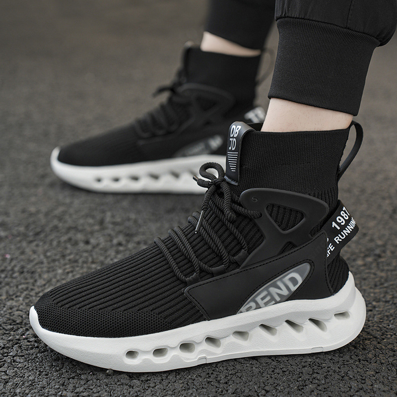 Trendy Men High Top Sock Shoes - Men Shoes Office recension och pris