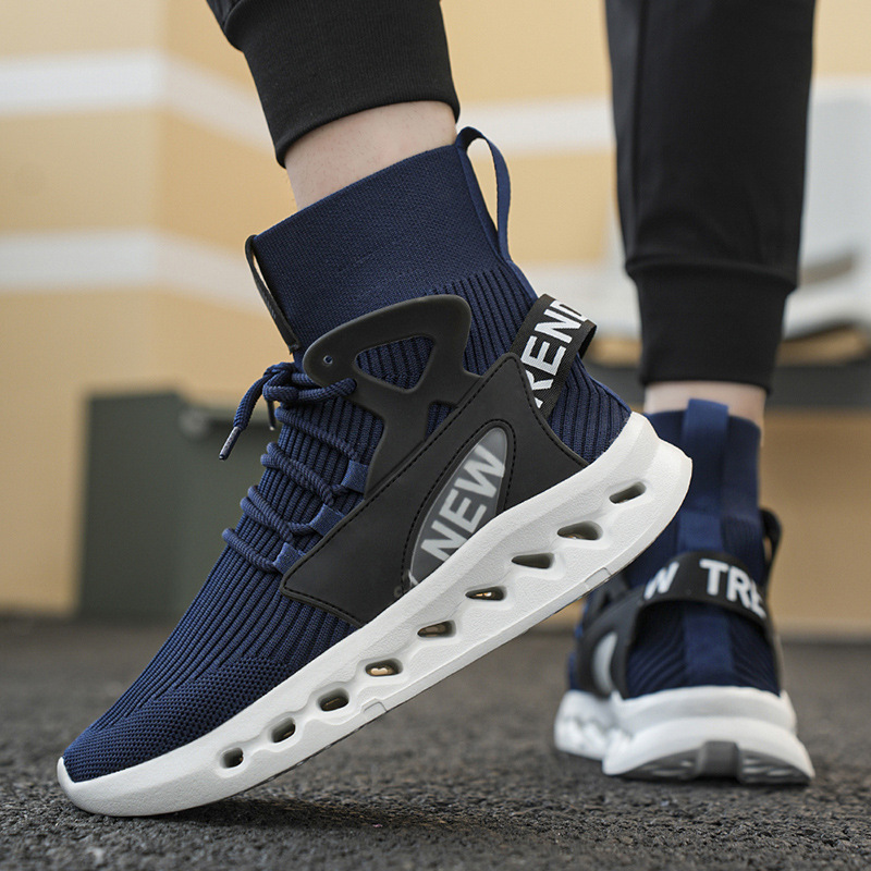 Trendy Men High Top Sock Shoes - Men Shoes Office recension och pris