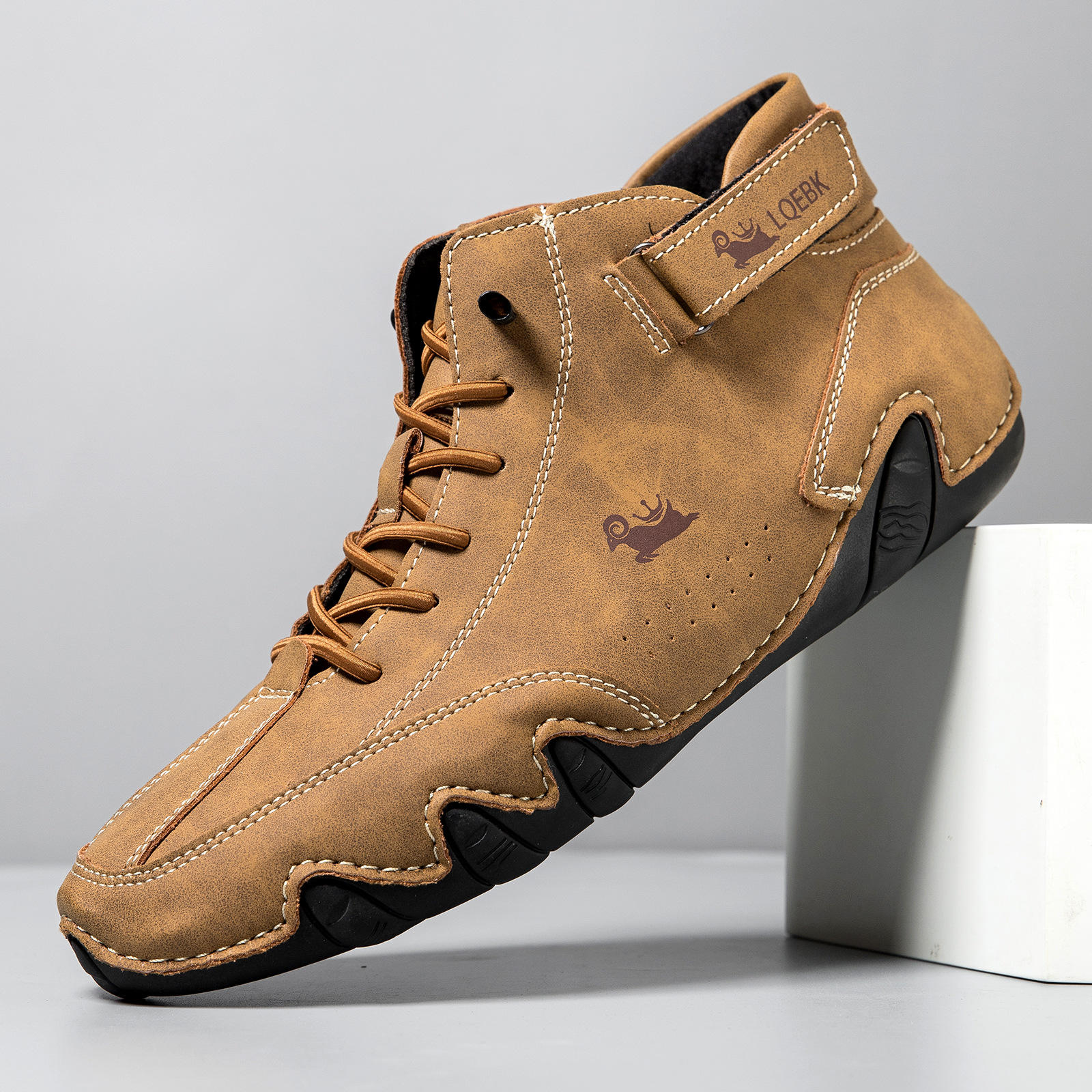 Leather Casual Shoes Sneakers  - Men'S Shoes Comfortable Walking recension och pris