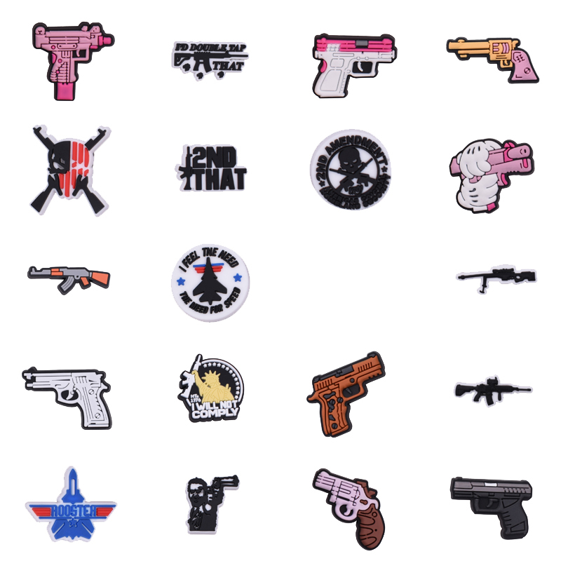 Gun Shoe Charms for Crocs Sand - Men'S Shoes With Velcro recension och pris