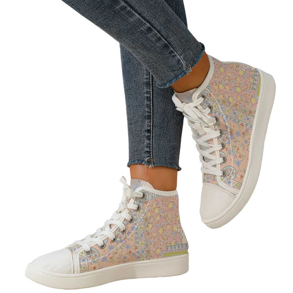 Women's Vintage Ditsy Floral P - Canvas Sneaker High recension och pris