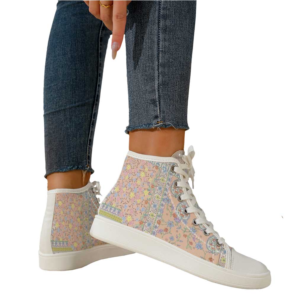 Women's Vintage Ditsy Floral P - Canvas Sneaker High recension och pris