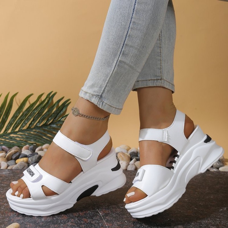 New Women Platform Wedge Sanda - Velcro Strap Sandal recension och pris