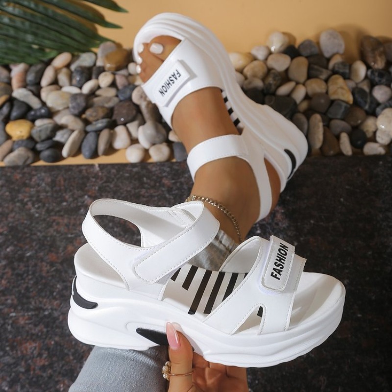 New Women Platform Wedge Sanda - Velcro Strap Sandal recension och pris