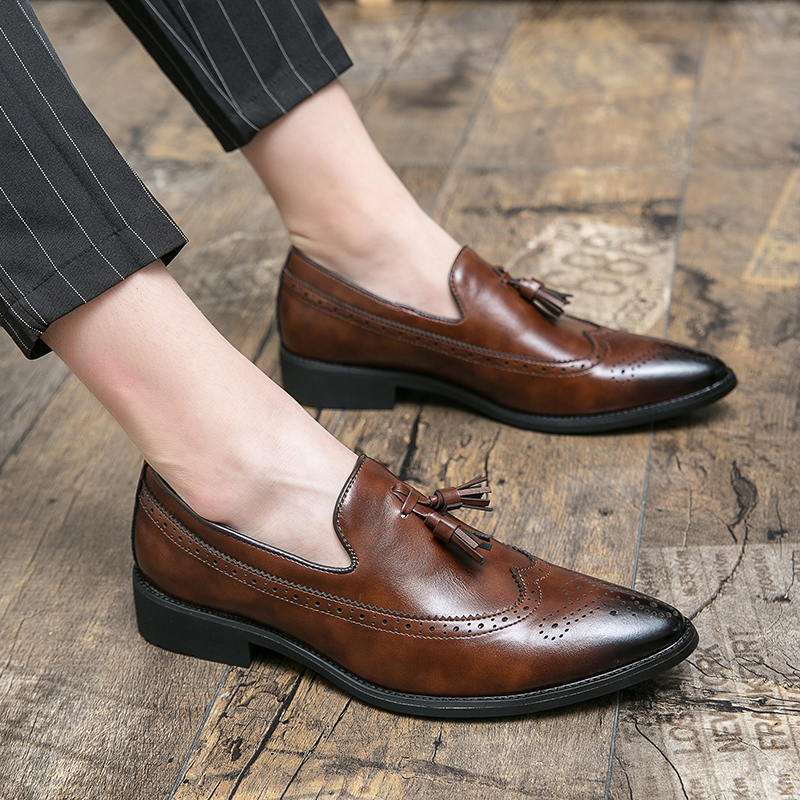 Dress Shoes Men Tassel Formal  - Men Shoes Official recension och pris