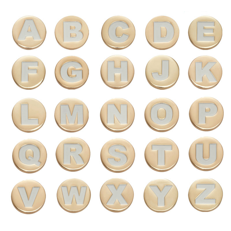 Bling Gold  Letter Shoe Charms - Men'S Shoes With Velcro recension och pris