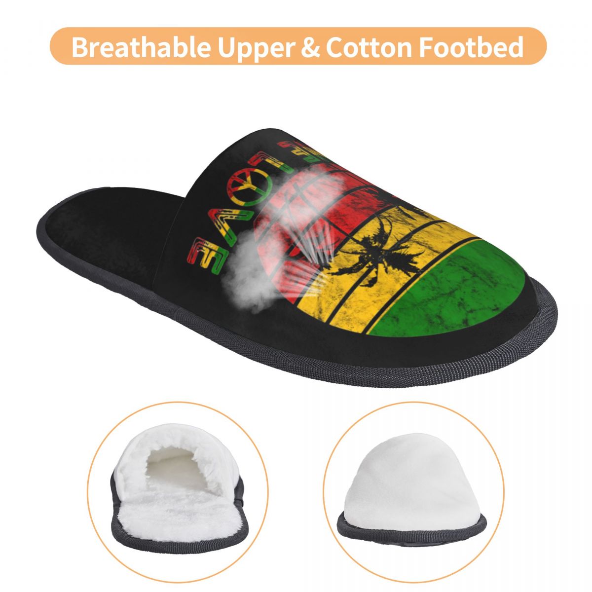 Rasta Reggae One Love Retro Vi - Men'S Shoes With Memory Foam recension och pris