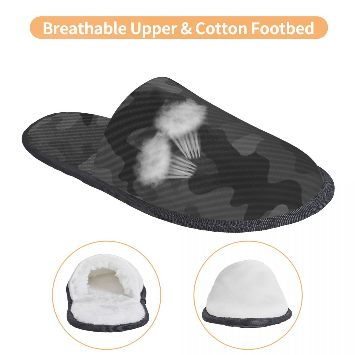 Carbon Camouflage Design Comfo - Men'S Shoes With Memory Foam recension och pris