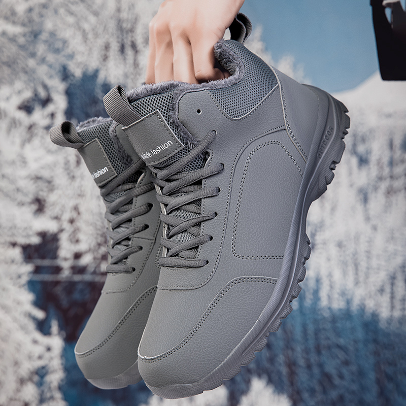 Winter Men's Boots Warm Plush  - Men Shoes Office recension och pris