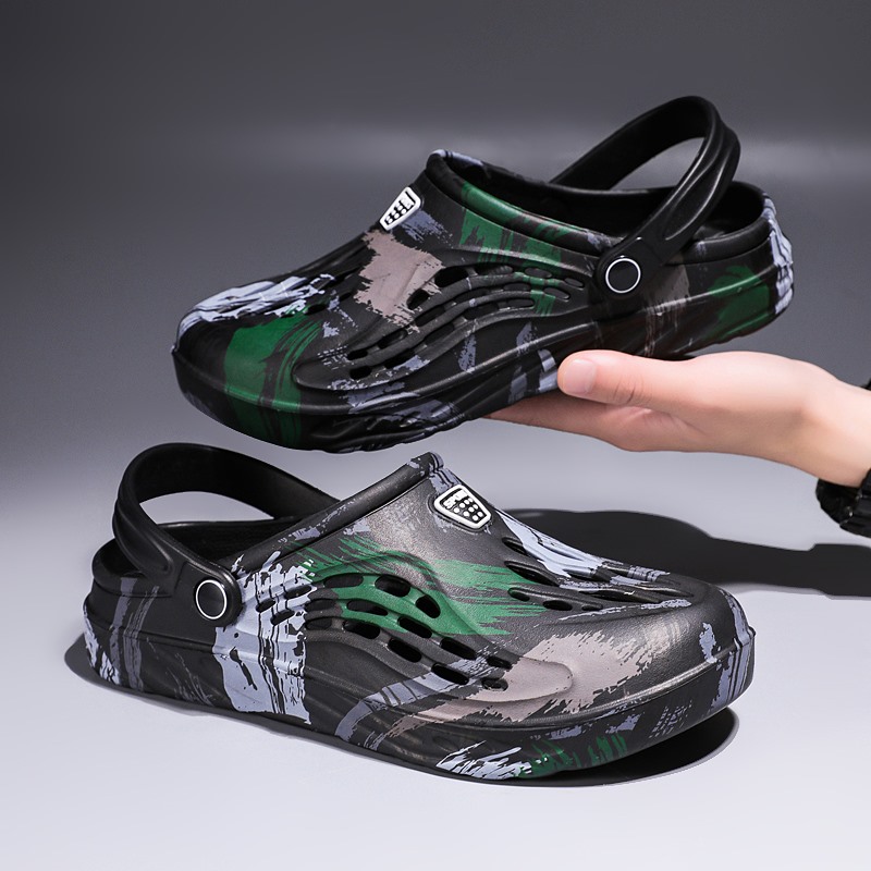 Men's Summer Camouflage Graffi - Men'S Shoes With Velcro recension och pris