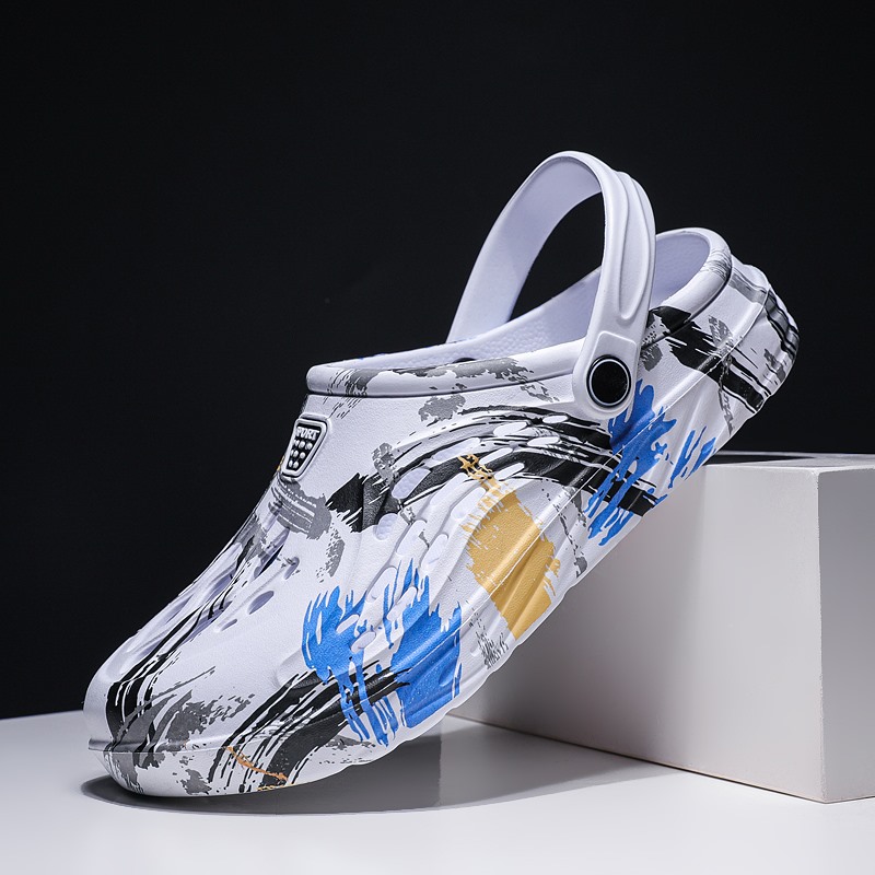 Men's Summer Camouflage Graffi - Men'S Shoes With Velcro recension och pris