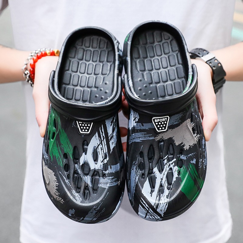 Men's Summer Camouflage Graffi - Men'S Shoes With Velcro recension och pris
