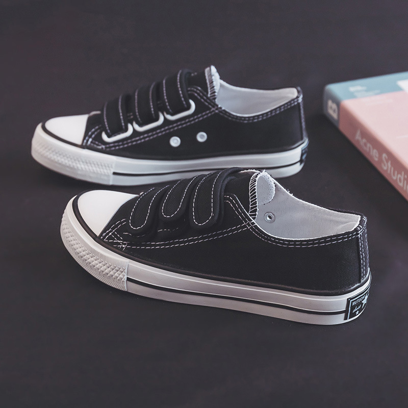 New style Velcro low-top white - Casual Sneaker Low recension och pris