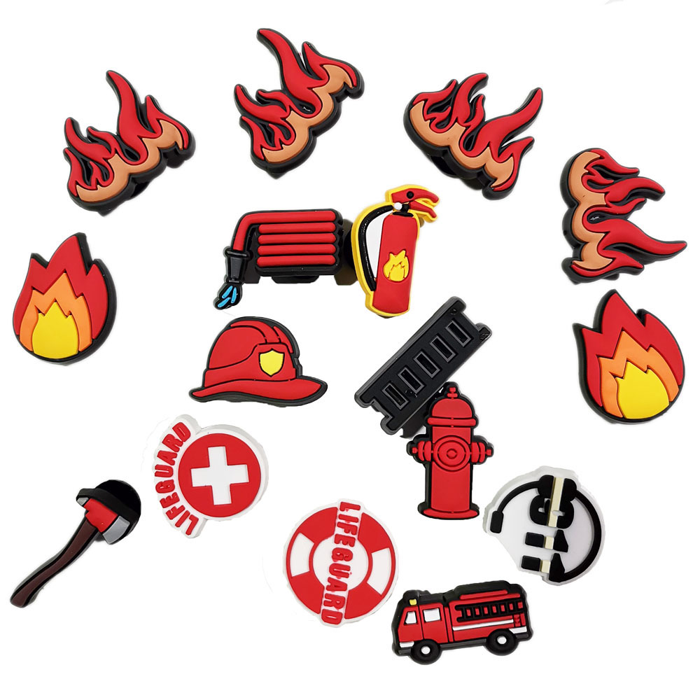 Fireman Shoe Charms for Crocs  - Men'S Shoes With Velcro recension och pris
