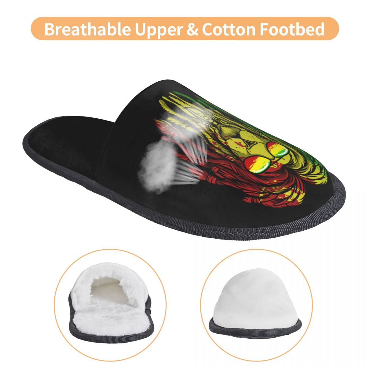 Custom Reggae Music Lion Jamai - Men'S Shoes With Memory Foam recension och pris