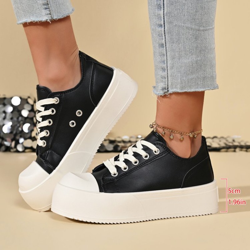2026 Couple Platform Shoes Lux - Canvas Sneaker High recension och pris