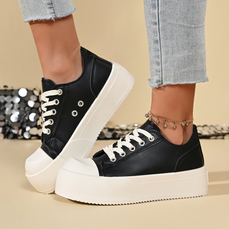 2026 Couple Platform Shoes Lux - Canvas Sneaker High recension och pris