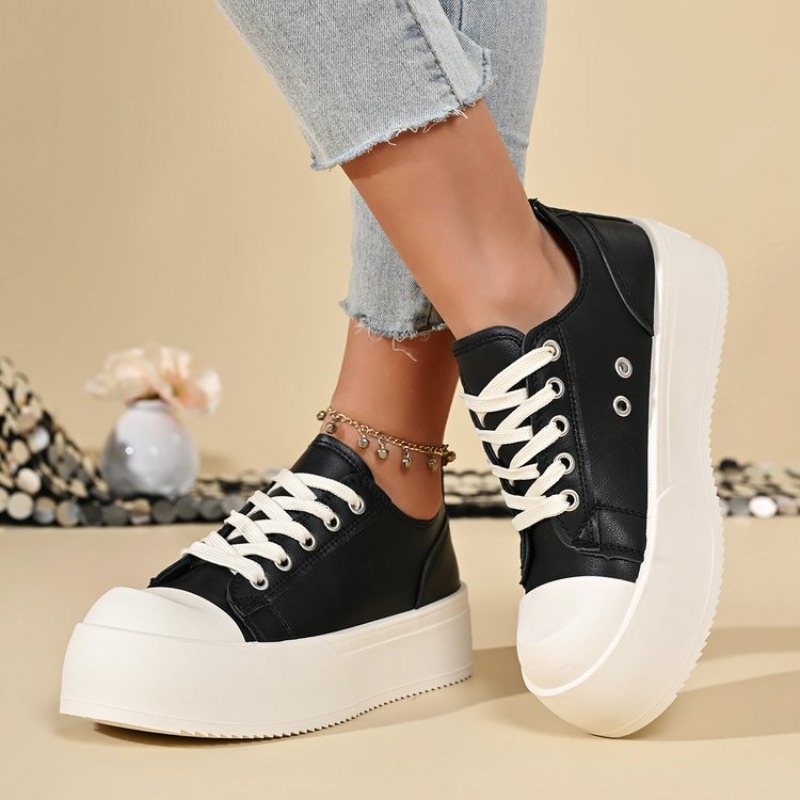 2026 Couple Platform Shoes Lux - Canvas Sneaker High recension och pris
