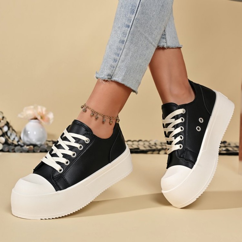 2026 Couple Platform Shoes Lux - Canvas Sneaker High recension och pris