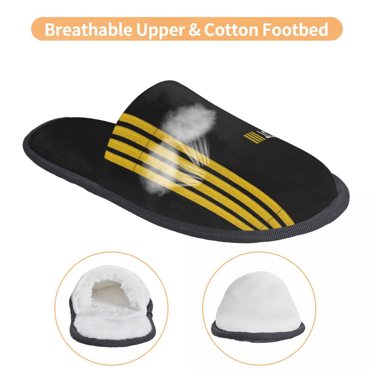 Print Pilot Captain Stripes Ho - Men'S Shoes With Memory Foam recension och pris