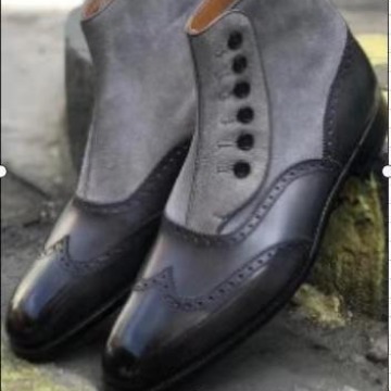 Men's Leather Suede Chelsea Bo - Men Shoes Office recension och pris