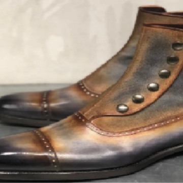 Men's Leather Suede Chelsea Bo - Men Shoes Office recension och pris