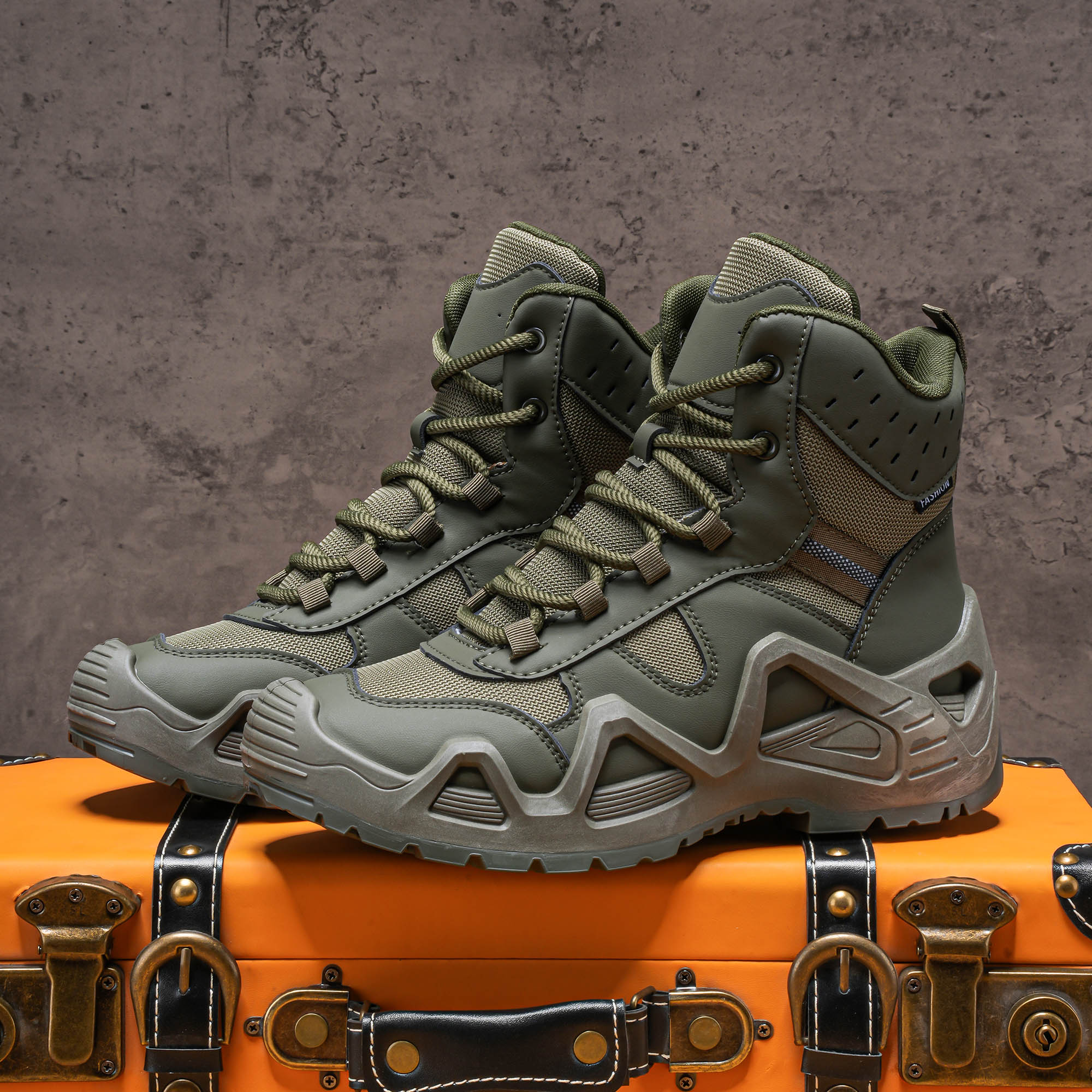 Men's high top boots, hiking b - Men'S Shoes Low Top recension och pris