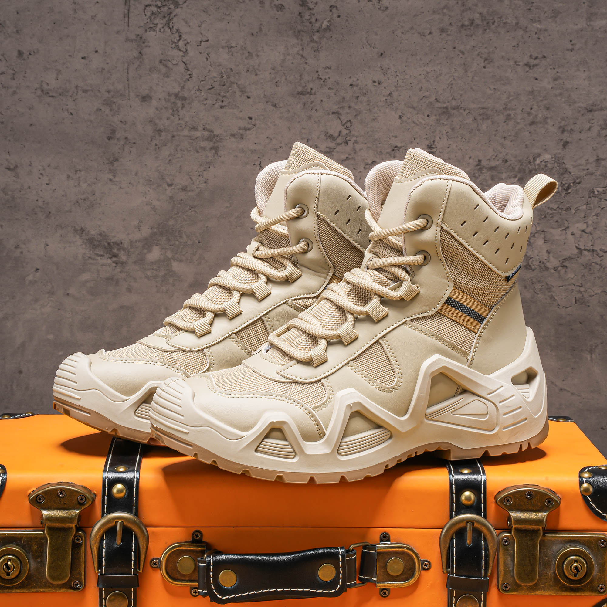 Men's high top boots, hiking b - Men'S Shoes Low Top recension och pris