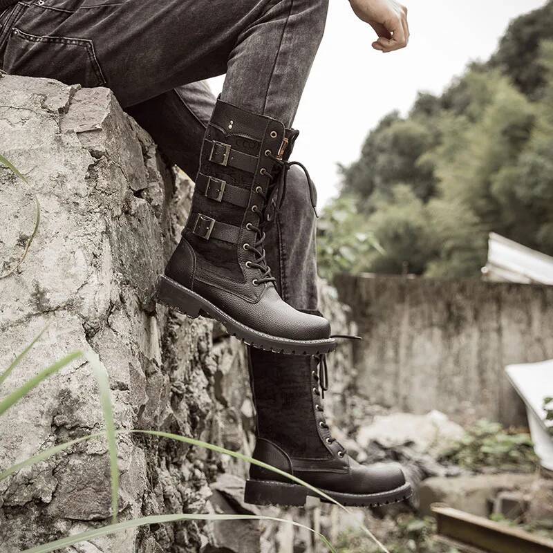 2026 New Men's Shoes Cowboy To - Canvas Sneaker High recension och pris