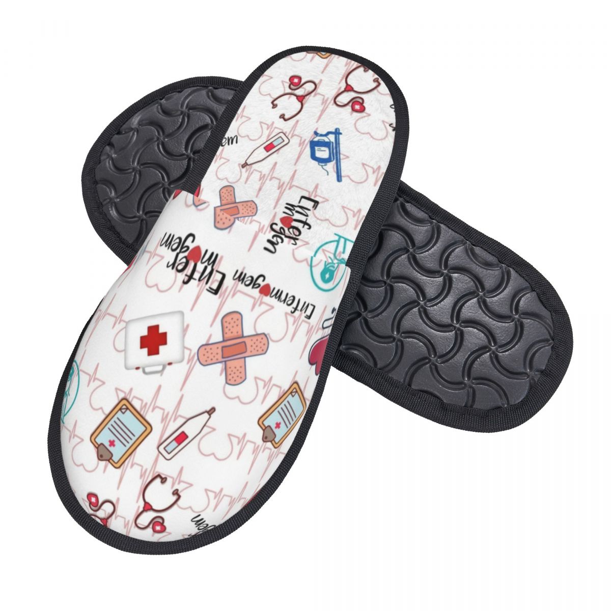Print Heartbeat And Stethoscop - Men'S Shoes With Memory Foam recension och pris