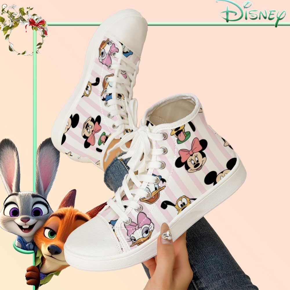 fficially Licensed Disney Mick - Canvas Sneaker High recension och pris