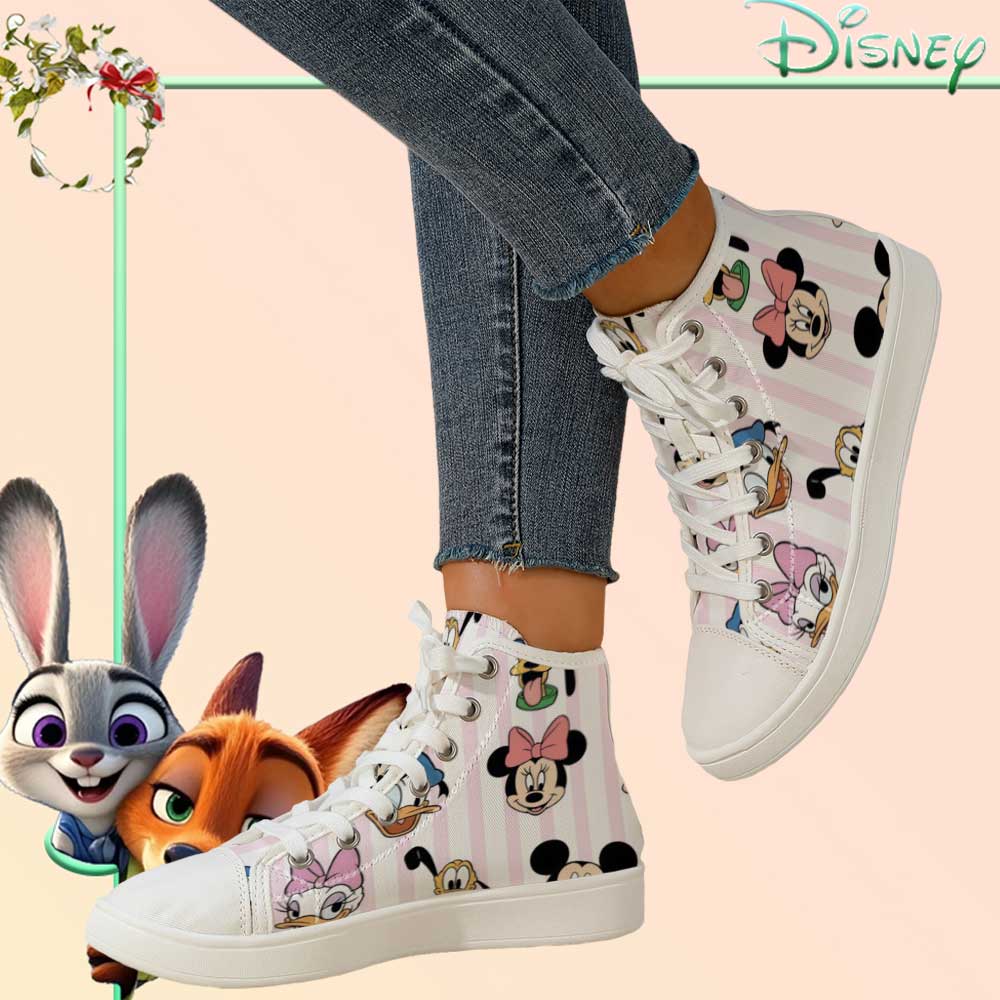 fficially Licensed Disney Mick - Canvas Sneaker High recension och pris