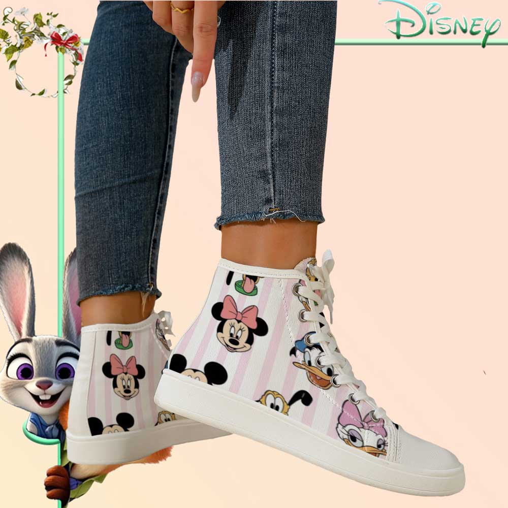 fficially Licensed Disney Mick - Canvas Sneaker High recension och pris