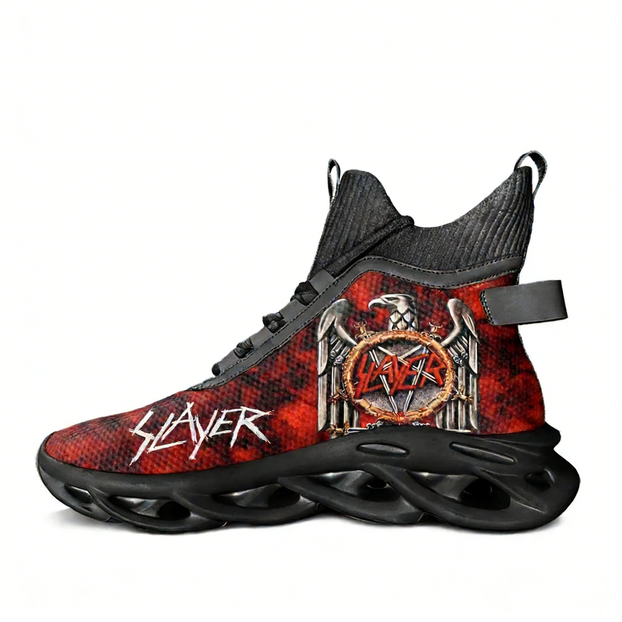 Slayer Heavy Metal Rock Band H - Canvas Sneaker High recension och pris