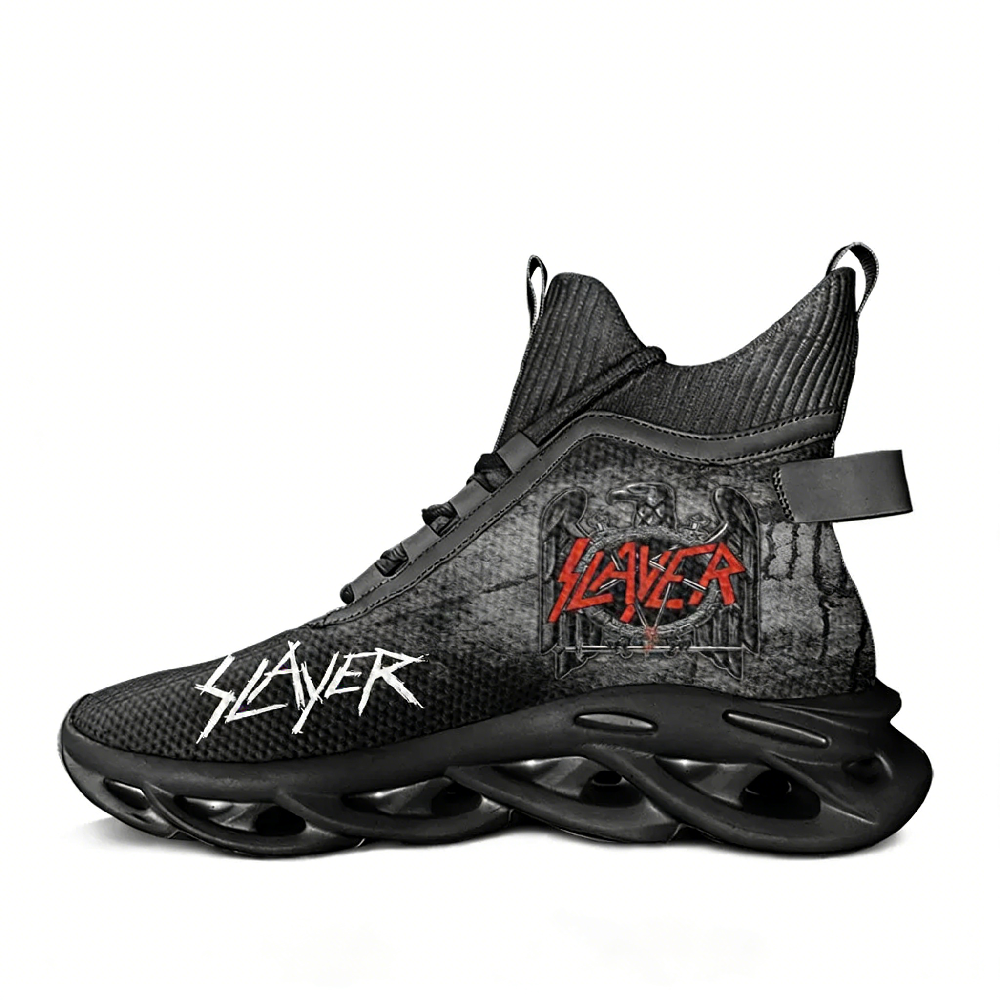 Slayer Heavy Metal Rock Band H - Canvas Sneaker High recension och pris